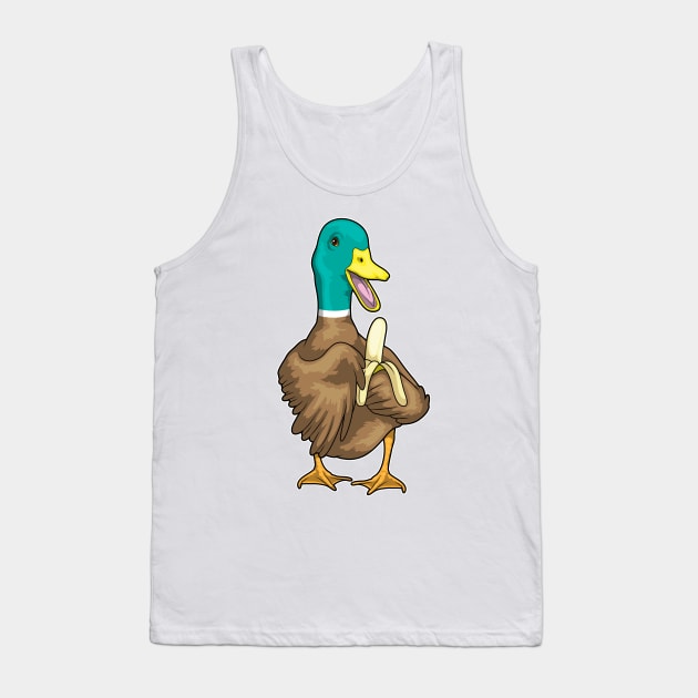 Duck Banana Tank Top by Markus Schnabel